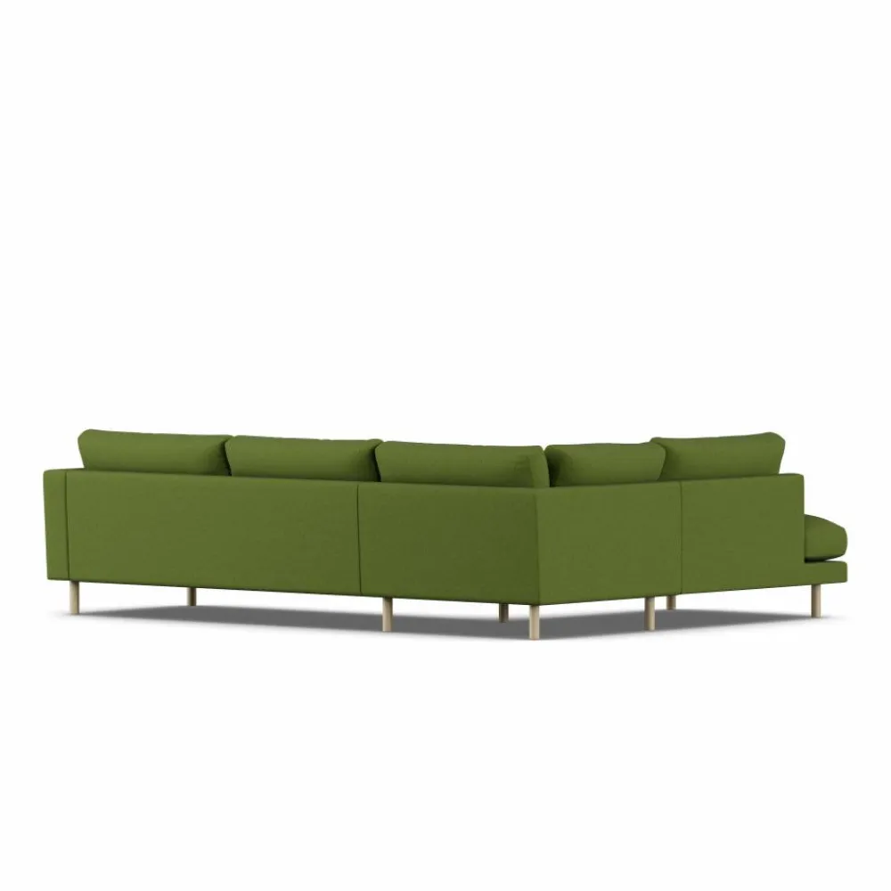 1898 Bredhult soffa Luiza Green 3975-vitoljad ek 3-sits A2