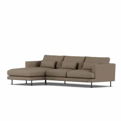 Outlet 1898 Bredhult soffa Same Mole 6674-svart stål 2 5-sits C2