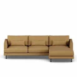 Hot 1898 Bredhult soffa Same Ochre 6676-svart stål 2 5-sits C1