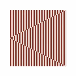 Sale Cooee Design Broken Lines servett 33x33 cm 20-pack Berry-white