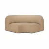 Clearance Ethnicraft Bulky modulsoffa 90° hörnmodul Light sepia