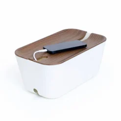 Discount Bosign Cable Organiser M Mörk trädekor