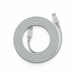 Discount Avolt Cable 1 USB-C till USB-C laddningskabel 2 m Gotland gray