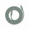 Avolt Cable 1 USB-C till USB-C laddningskabel 2 m Oak green