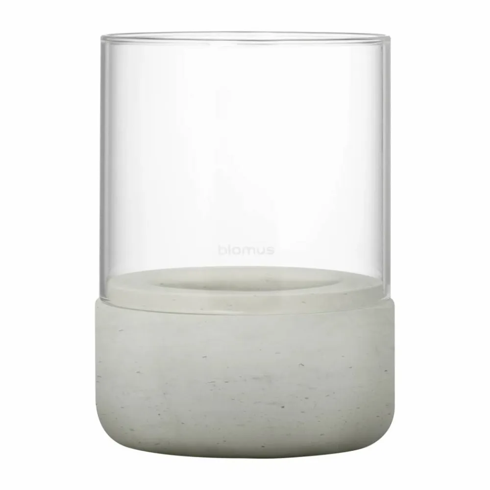 blomus Calma ljuslykta Ø10 cm Light grey