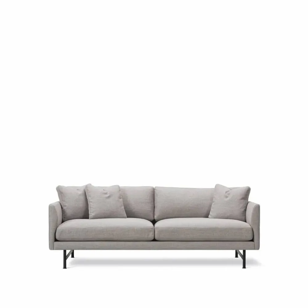 Fredericia Furniture Calmo 5622 soffa 2-sits Sunniva 717-svart stål