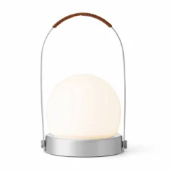 New Audo Copenhagen Carrie portabel bordslampa Borstad aluminium