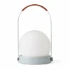 Audo Copenhagen Carrie portabel bordslampa Linen blue