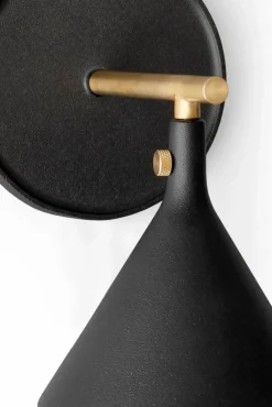 Audo Copenhagen Cast Sconce vägglampa diffuser fast installation Black