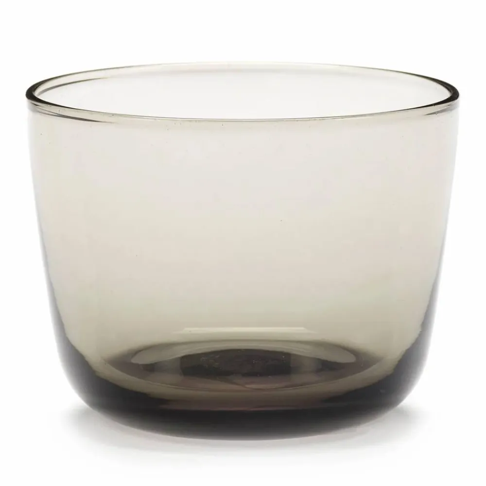 Serax Cena lågt glas Ø8 5 cm Smokey Grey