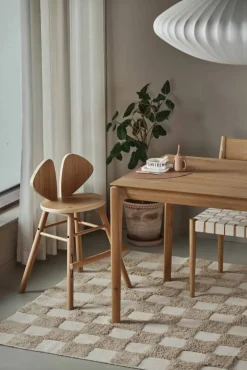 Scandi Living Checker Play matta 170x240 cm Hazel