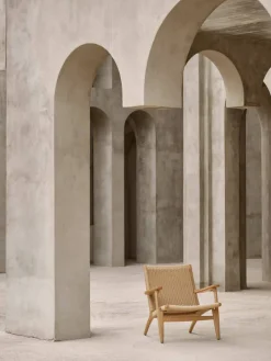 Outlet Carl Hansen & Søn CH25 fåtölj Oljad ek-naturflätad