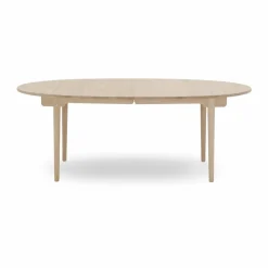 Carl Hansen & Søn CH338 matbord med plats för 2 ilägg Såpad ek