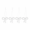 Cooee Design Christmas deco rosett 6 cm 4-pack Rostfritt stål
