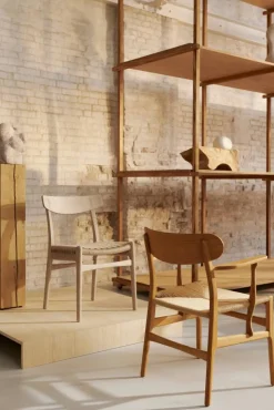 Carl Hansen & Søn CH23 stol Såpad ek-naturflätad