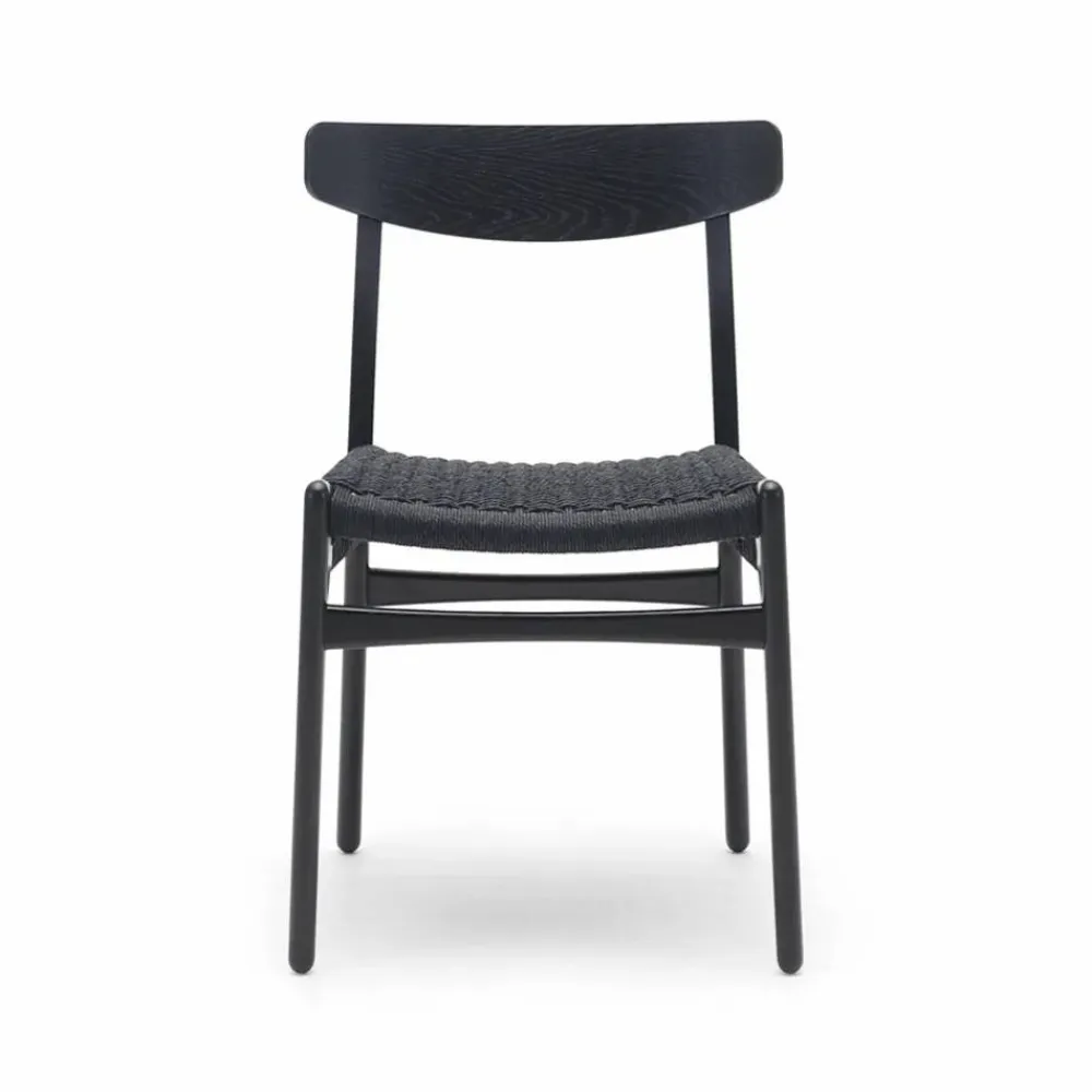 Clearance Carl Hansen & Søn CH23 stol Svartlackad ek-svart