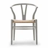 Clearance Carl Hansen & Søn CH24 Y-stol Soft naturflätad sits Silver Grey S3502-Y