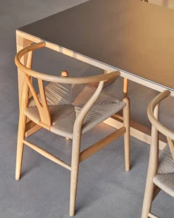 Carl Hansen & Søn CH24 Y-stol Såpad ask-naturflätad