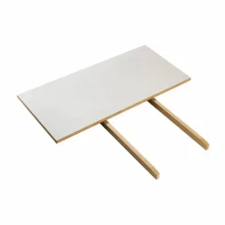 FDB Møbler C35 iläggsskiva 95x45 cm light grey-oak nature lacquered