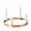 Ferm Living Circle mässing ljusstake liten