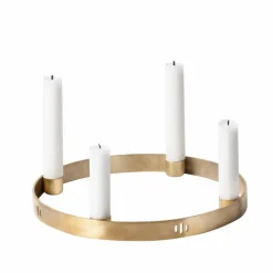 Ferm Living Circle mässing ljusstake liten