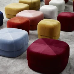 Normann Copenhagen Circus sittpuff roströd
