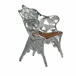 Best Byarums bruk Classic fåtölj Aluminium-oljad mahogny
