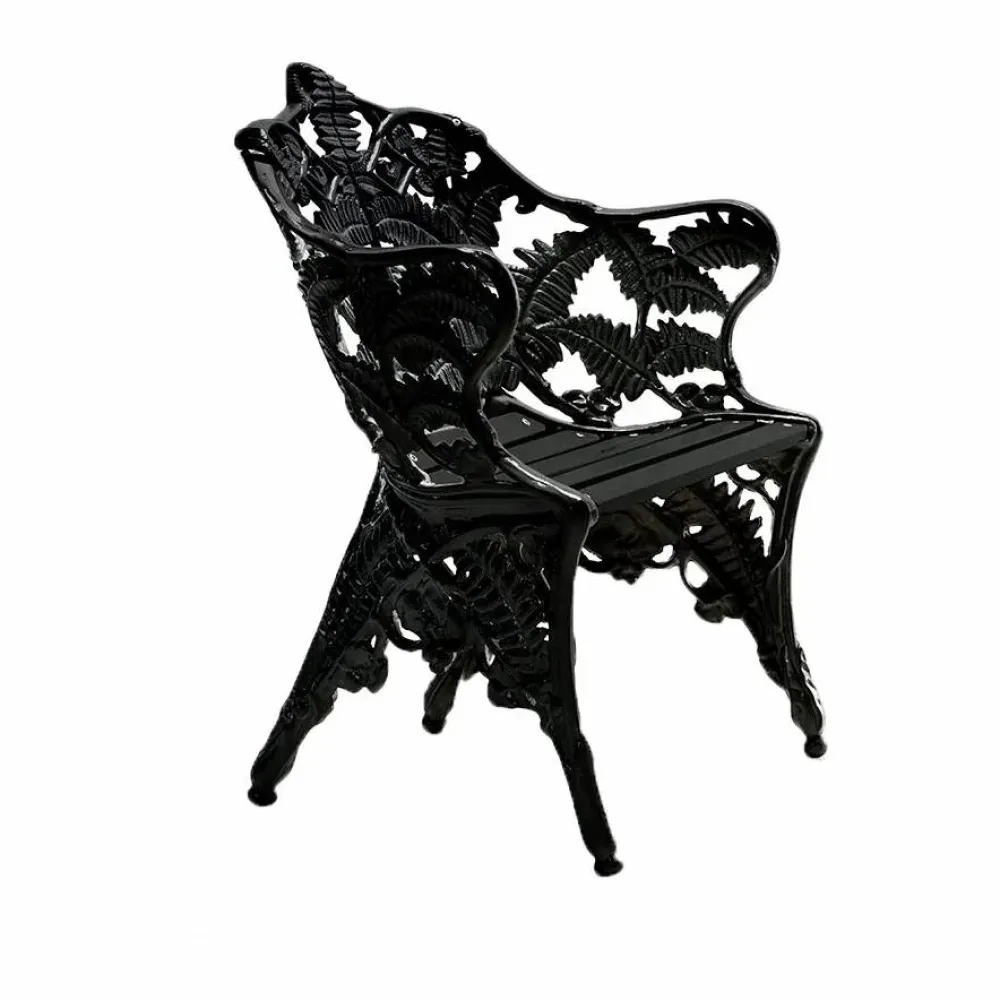 Clearance Byarums bruk Classic fåtölj Svart-svartlackad mahogny