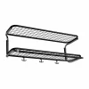 Essem Design Classic 650 hatthylla svart/krom 2 plan 70 cm