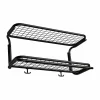 Clearance Essem Design Classic 650 hatthylla svart/svart 2 plan 60 cm