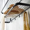 Essem Design Classic 650 hatthylla svart/svart 2 plan 70 cm