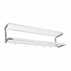 Essem Design Classic 650 hatthylla vit/krom 2 plan 120 cm