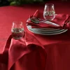 Scandi Living Clean kökshandduk i linne 47x70 cm 2-pack Red