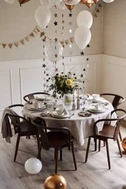 Scandi Living Clean linneduk 145x250 cm Greige