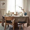 Scandi Living Clean linneduk 145x350 cm Sand