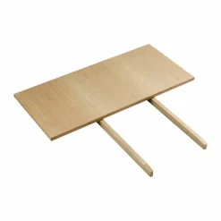 Sale FDB Møbler C35L iläggsskiva 82x37 cm Oak nature waterbased laquer