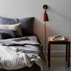 Online &Tradition Collect bomullspläd SC33 260x260 cm Cloud & Milk (beige-vit)