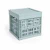 Discount HAY Colour Crate Cube 29 5x29 5 cm Dusty blue