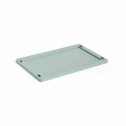 Discount HAY Colour Crate lock plastic small Sage green