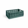 Sale HAY Colour Crate L 34 5x53 cm Dark green