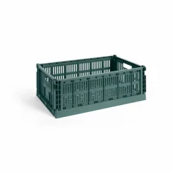Sale HAY Colour Crate L 34 5x53 cm Dark green