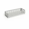 HAY Colour Crate Mini Oblong 13x34 5 cm Grey
