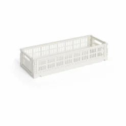 HAY Colour Crate Mini Oblong 13x34 5 cm Off white