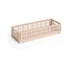 HAY Colour Crate Mini Oblong 13x34 5 cm Powder