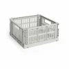 New HAY Colour Crate M Square 29 5x29 5 cm Grey