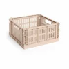 HAY Colour Crate M Square 29 5x29 5 cm Powder