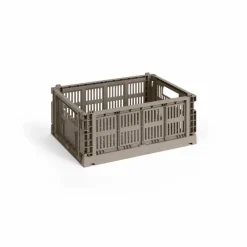 Discount HAY Colour Crate M 26 5x34 5 cm Warm grey