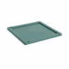 HAY Colour Crate Square/Cube lock plastic medium Dark green