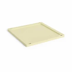 HAY Colour Crate Square/Cube lock plastic medium Light yellow
