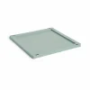 HAY Colour Crate Square/Cube lock plastic medium Sage green